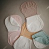 BURP CLOTH (2 PACK) SOLID BLUSH+FOG 56x27x0.4 CM