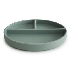 SUCTION PLATE SOLID CAMBRIDGE BLUE 18x18x2 CM