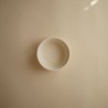 SUCTION BOWL SOLID IVORY 12x12x5 CM