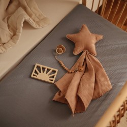 LOVEY BLANKET STAR NATURAL 45.5x32.5 CM