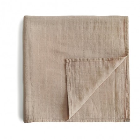 SWADDLE SOLID PALE TAUPE 120x120 CM