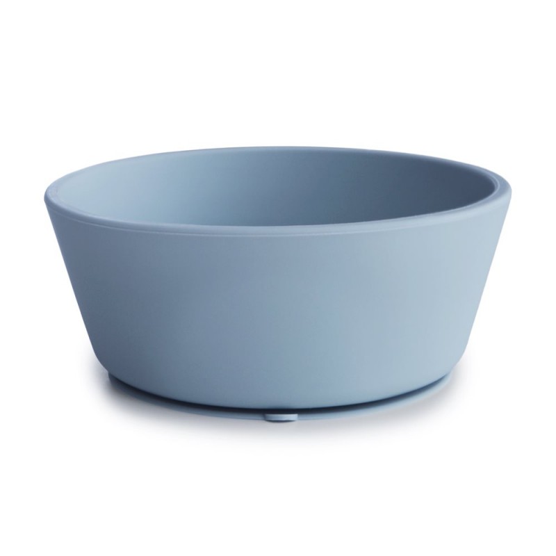 SUCTION BOWL SOLID POWDER BLUE 12x12x5 CM