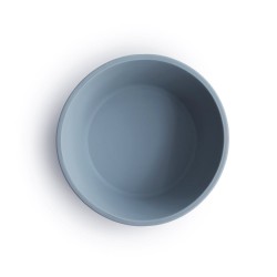 SUCTION BOWL SOLID POWDER BLUE 12x12x5 CM