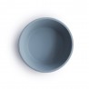 SUCTION BOWL SOLID POWDER BLUE 12x12x5 CM