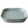 SET 2 PIATTI QUADRATI SOLID SAGE 19x19x3 CM
