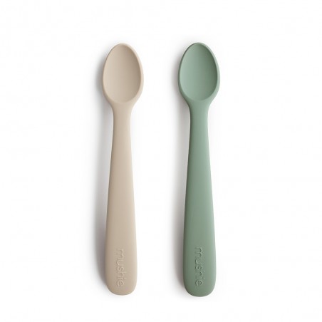 SILICONE SPOON (2 PACK) SOLID SHIFNG SND+CAMBR.BLU 16x2.5x1 CM