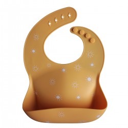 SILICONE BIB PRINT SUN...