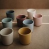 PACK DOS VASOS SOLID VANILLA 7.5x7.5x7 CM