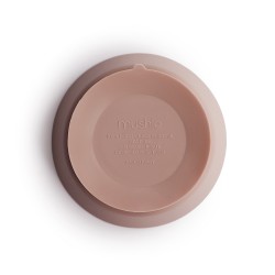 SUCTION BOWL SOLID BLUSH 12x12x5 CM