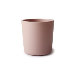 CUPS (SET OF TWO) SOLID BLUSH 7.5x7.5x7 CM