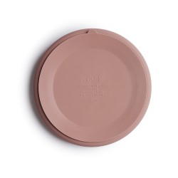 PIATTO CON VENTOSA A SCOMPARTI SOLID BLUSH 18x18x2 CM