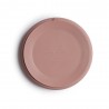 PIATTO CON VENTOSA A SCOMPARTI SOLID BLUSH 18x18x2 CM