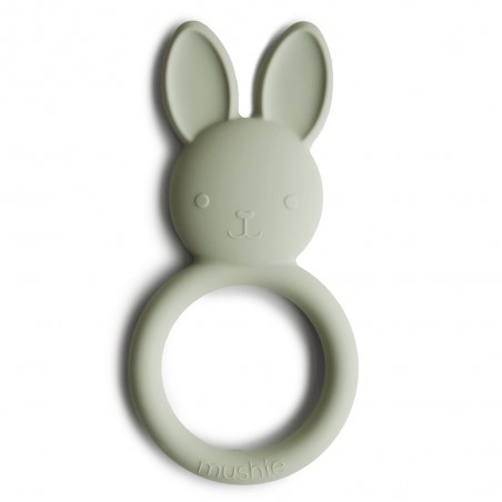 SILICON TEETHER BUNNY SAGE 14.1x7.2x1 CM