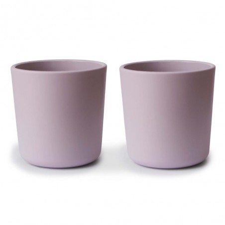 PACK DOS VASOS SOLID SOFT LILAC 7.5x7.5x7 CM