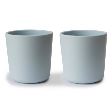 PACK DOS VASOS SOLID POWDER BLUE 7.5x7.5x7 CM