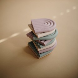 TEETHER RAINBOW MAUVE 8.5x9x1 CM