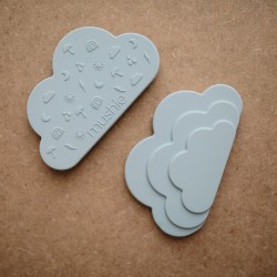 MASSAGIAGENGIVE IN SILICONE CLOUD CLOUD 10.5x6x1 CM