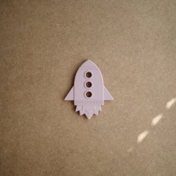 MORDEDOR SILICONA ROCKET SOFT LILAC 11.5x9x0.4 CM