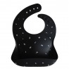 SILICONE BIB PRINT BLACK NUMBERS 26.5x3.5 CM