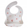 SILICONE BIB PRINT LIGHT SHELL 26.5x3.5 CM