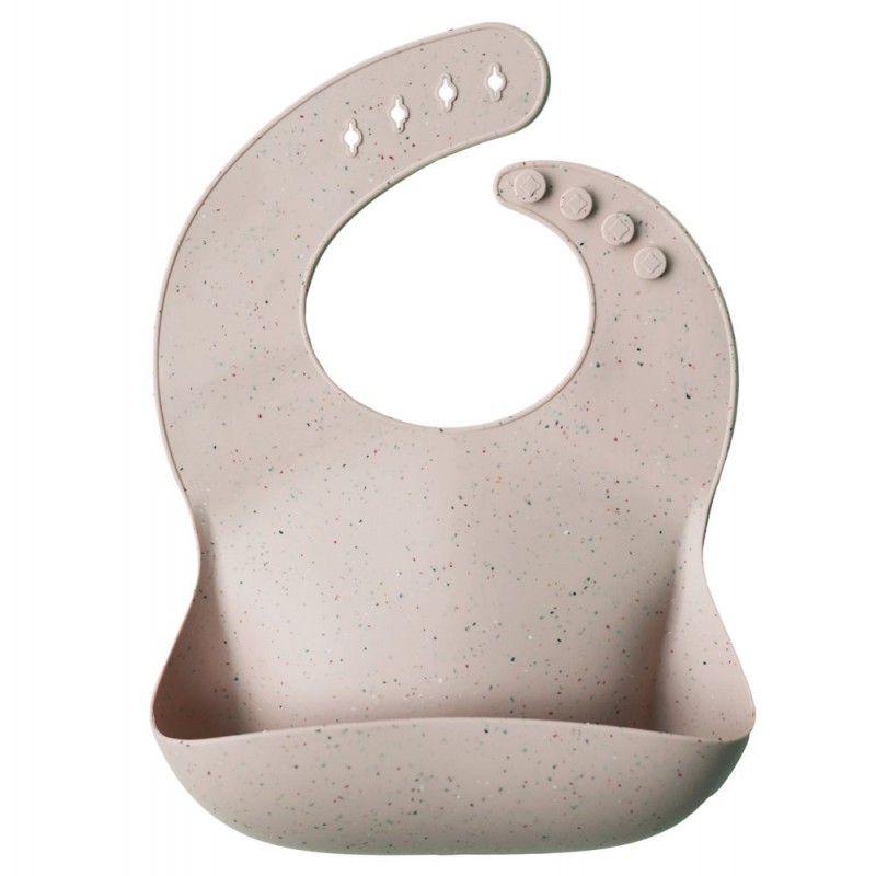 SILICONE BIB PRINT SHIFT.SAND TERRAZO 26.5x3.5 CM