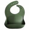 BAVAGLINO IN SILICONE SOLID FOREST GREEN 26.5x3.5 CM