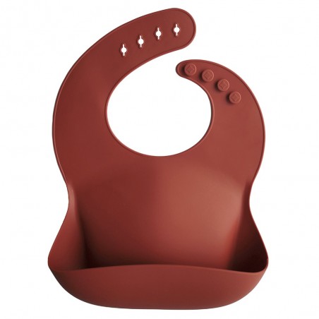 SILICONE BIB SOLID SPICE 26.5x3.5 CM