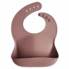 SILICONE BIB SOLID WOODCHUCK 26.5x3.5 CM