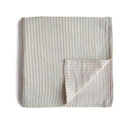 SWADDLE PRINT SAGE STRIPE...