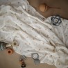 SWADDLE PRINT SPARROWS 120x120 CM