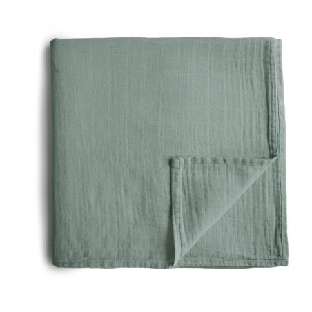 SWADDLE SOLID ROMAN GREEN 120x120 CM