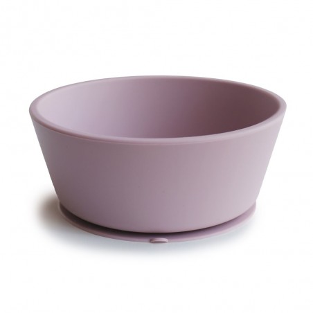 SUCTION BOWL SOLID SOFT LILAC 12x12x5 CM