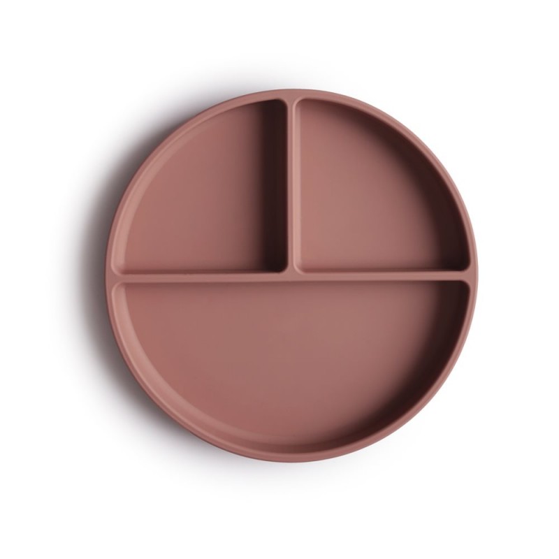 SUCTION PLATE SOLID CLOUDY MAUVE 18x18x2 CM