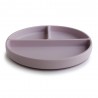 PLATO VENTOSA-COMPARTIMENTOS SOLID SOFT LILAC 18x18x2 CM