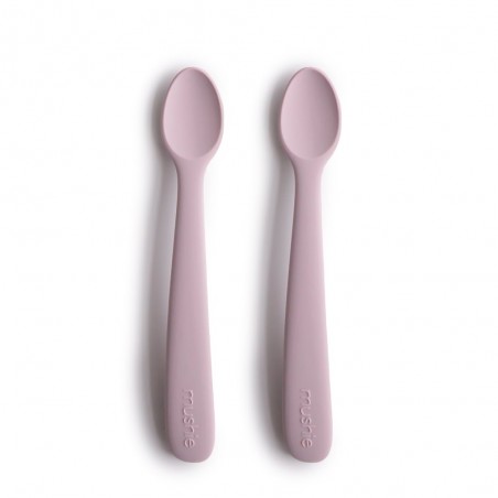 SILICONE SPOON (2 PACK) SOLID SOFT LILAC 16x2.5x1 CM