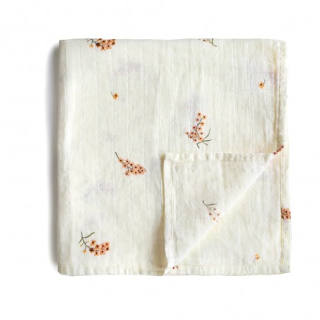 SWADDLE PRINT FLOWERS 120x120 CM