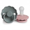 SUCCHIETTO B. SILICONE 2 IN 1 DAISY BABY PINK/FRENCH GRA 0+
