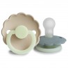 SILICONE PACIFIER NIGHT 2 PACK DAISY CREAM/FRENCH GRAY 0+