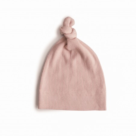 GORRO CANALÉ CON NUDO BLUSH 0-3m