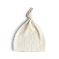 BONNET BÉBÉ CÔTELÉ IVORY 0-3m