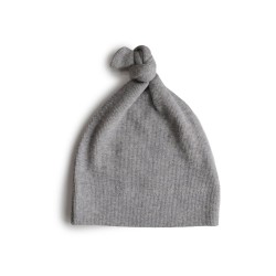 RIBBED BABY BEANIE GRAY...