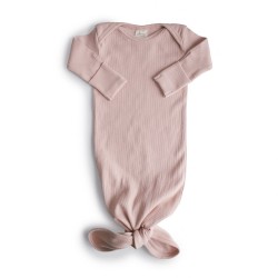 RIBBED KNOTTED BABY GOWN...