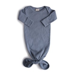 RIBBED KNOTTED BABY GOWN...