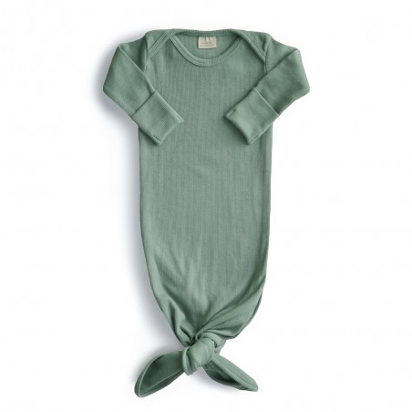 BODY A MANICHE L. CON NODO ROMAN GREEN 0-3m