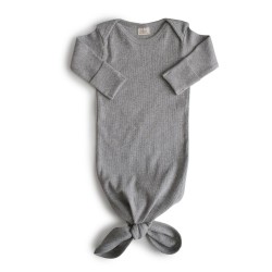 RIBBED KNOTTED BABY GOWN...