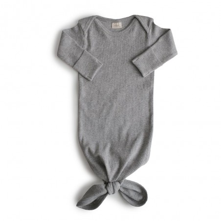 BODY A MANICHE L. CON NODO GRAY MELANGE 0-3m