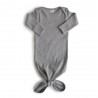 BODY MANCHE LONGUE NOUÉ GRAY MELANGE 0-3m