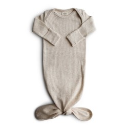 RIBBED KNOTTED BABY GOWN...