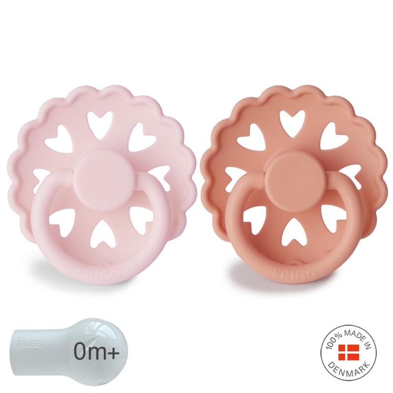 SILICONE PACIFIER BLOCK 2 PACK FAIRYTALE S.QUEEN/PRINCESS 0+