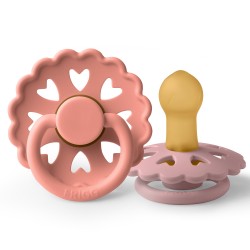 LATEX PACIFIER BLOCK 2 PACK FAIRYTALE PRINCESS/THUMBELINA 0+